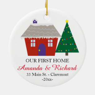 Nuestro primer ornamento casero del navidad - casa