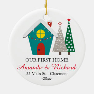 Nuestro primer ornamento casero del navidad - casa