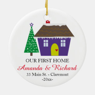 Nuestro primer ornamento casero del navidad - casa