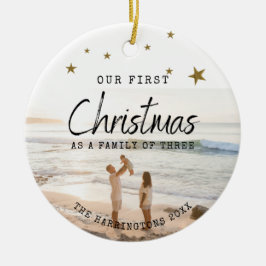 Nuestro primer ornamento cerámico de Navidad