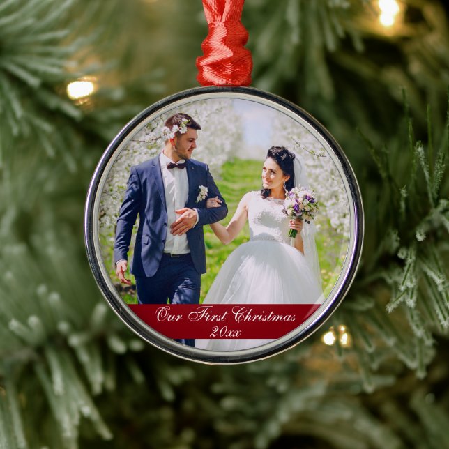 Nuestro primer ornamento de Boda de Navidad Premiu (Árbol)