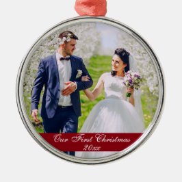 Nuestro primer ornamento de Boda de Navidad Premiu