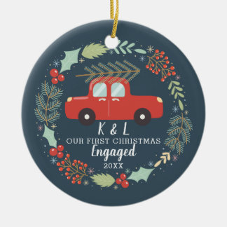 Nuestro primer ornamento de Navidad comprometido