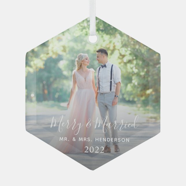 Nuestro primer ornamento de vidrio de Navidad (Anverso)