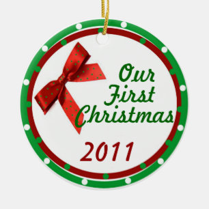 Nuestro primer ornamento del navidad