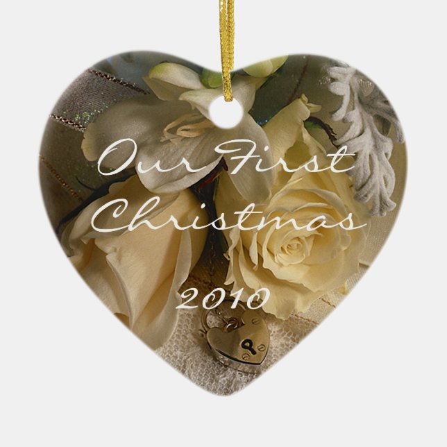 Nuestro primer ornamento del navidad (Frente)