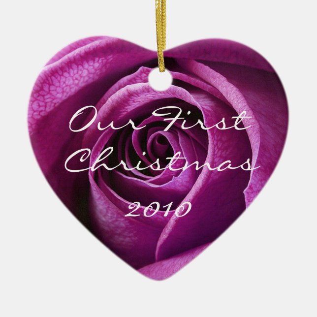 Nuestro primer ornamento del navidad (Frente)