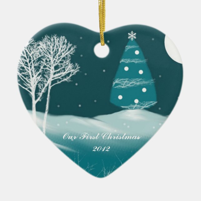 Nuestro primer ornamento del navidad 2012 (Frente)