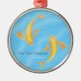 Nuestro primer ornamento del navidad - Koi