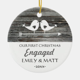 Nuestro primer ornamento del navidad - pájaros del