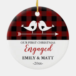 Nuestro primer ornamento del navidad, tela