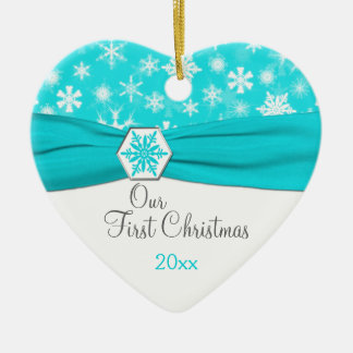 Nuestro primer ornamento del recuerdo del navidad