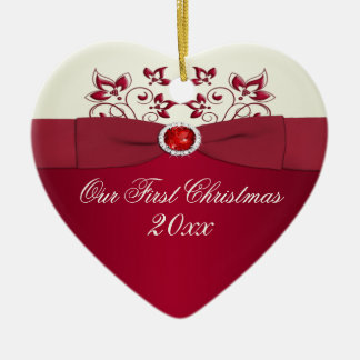 Nuestro primer ornamento del recuerdo del navidad