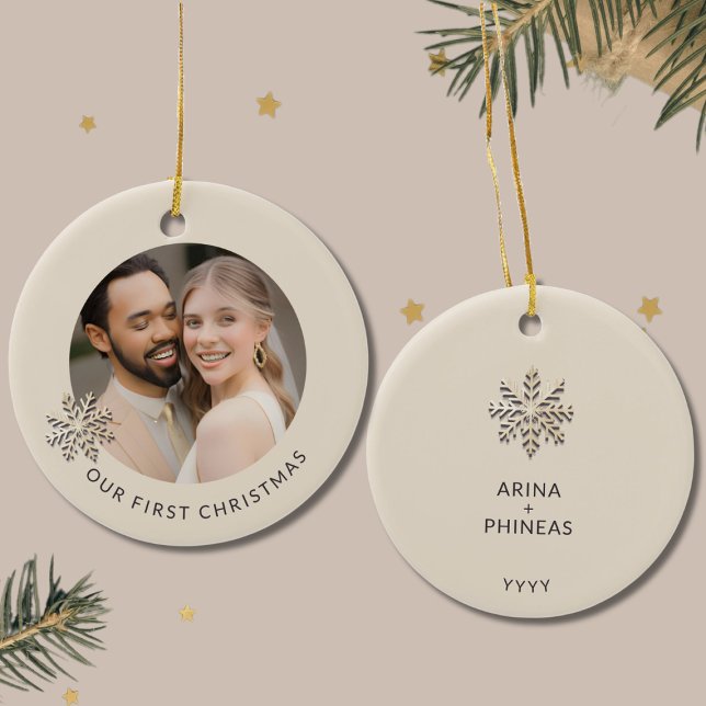 Nuestro primer ornamento navideño recién hecho (Subido por el creador)
