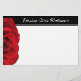 Nuestro Rosa de amor ~ papel horizontal