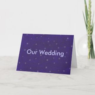 Nuestros Bodas, copos de nieve blancos, tarjetas b
