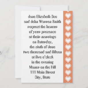 Nuestros corazones de 8 bits en la invitación a la