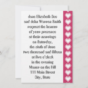 Nuestros corazones de 8 bits en la invitación a la