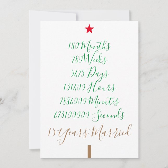 Nuestros decimoquinto Navidades 15 años de Navidad (Anverso)