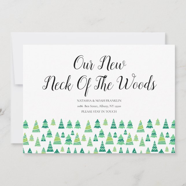 Nuestros Nuevos Árboles Del Barrio Nueva Dirección (Anverso)