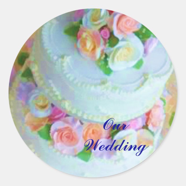 Nuestros Pegatinas de Sello para sobres de pastele (Anverso)