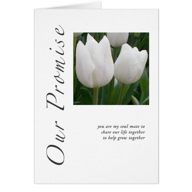 Nuestros tulipanes de la promesa (Frente)