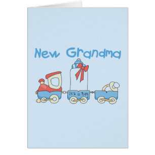 Nueva abuela de camisetas y regalos para el tren d