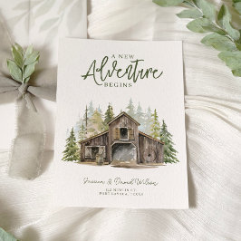 Nueva aventura inicia nueva Invitación de mudanza 