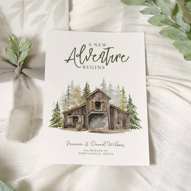 Nueva aventura inicia nueva Invitación de mudanza  (Subido por el creador)