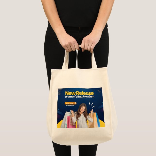 Nueva bolsa de compras premium para mujeres: elega (Anverso (producto))