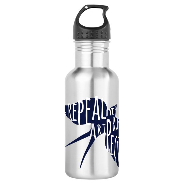 Nueva botella de agua del logotipo (Anverso)