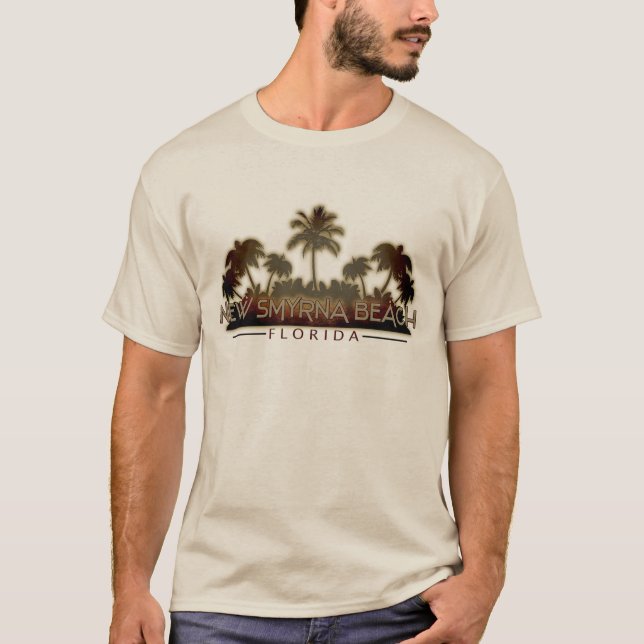 Nueva camisa de palma de Smyrna Beach Florida (Anverso)
