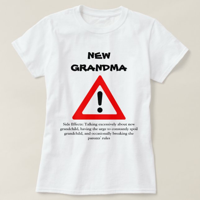 Nueva camisa divertida de la abuela (Diseño del anverso)