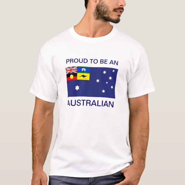 Nueva camiseta australiana de la bandera (Anverso)