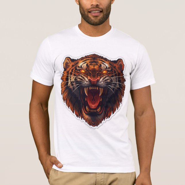Nueva camiseta de diseño de leones para hombres (Anverso)