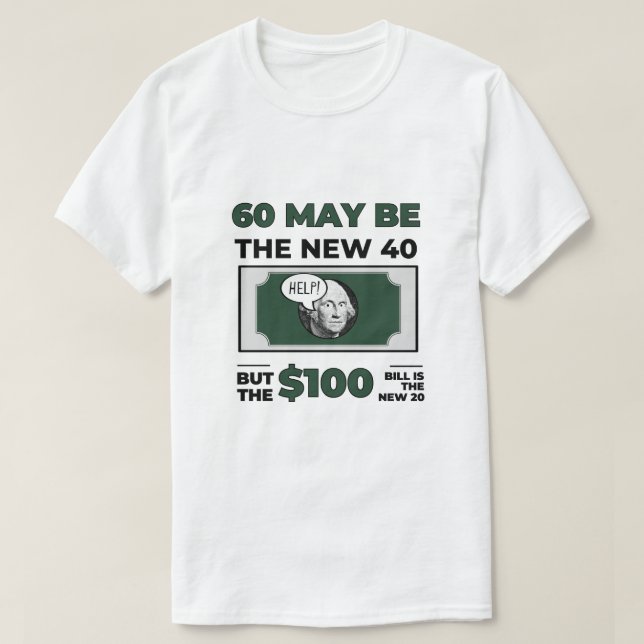 Nueva camiseta de factura de $100 dólares (Diseño del anverso)