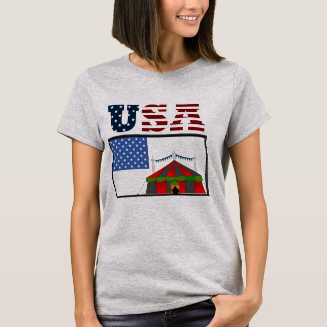 Nueva camiseta de la bandera de EE. UU. (Anverso)