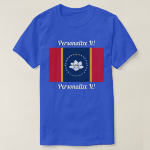 Nueva camiseta de la bandera del estado de Mississ