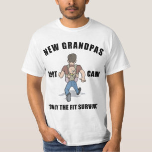 Nueva camiseta divertida de Boot Camp del abuelo