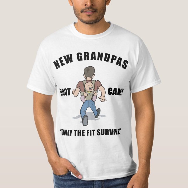 Nueva camiseta divertida de Boot Camp del abuelo (Anverso)