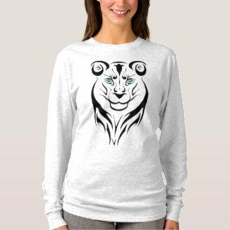 Nueva camiseta fresca loca de la vida una del león