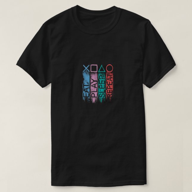 Nueva camiseta negra con fuente colorida (Diseño del anverso)