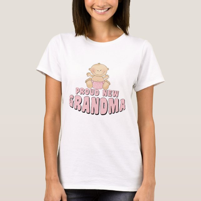 NUEVA camiseta ORGULLOSA de la abuela (Anverso)
