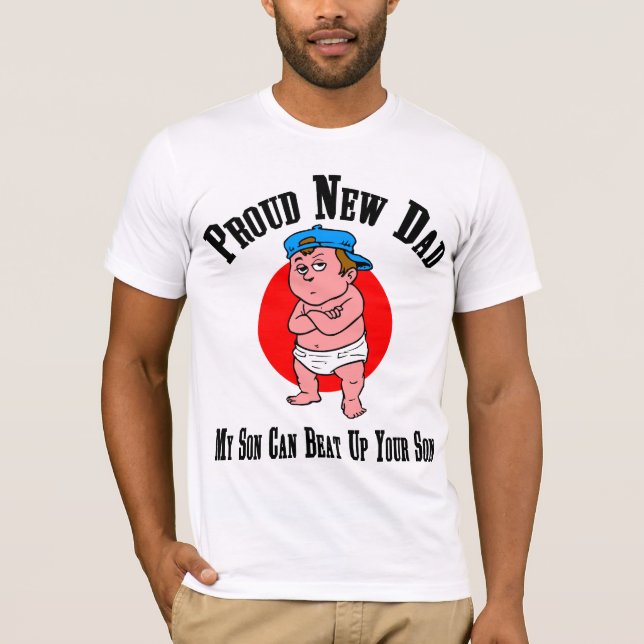 Nueva camiseta orgullosa del papá (Anverso)