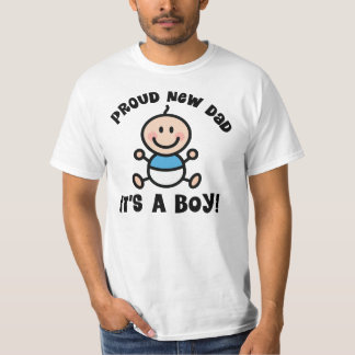 Nueva camiseta orgullosa del papá (bebé)
