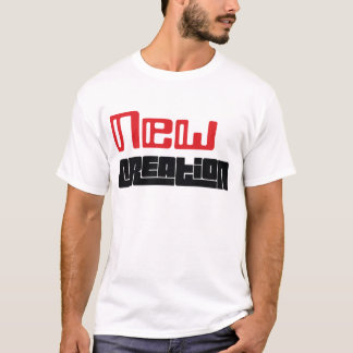 Nueva camiseta (roja y negra) de la creación