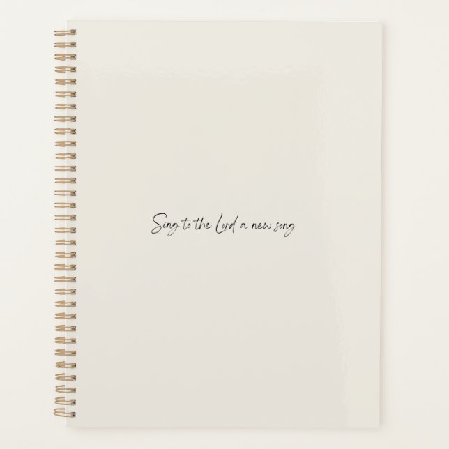 Nueva canción - Planificador (Anverso)