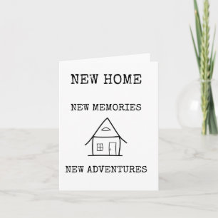 Nueva Casa, Nuevos Recuerdos, Tarjeta de inaugurac
