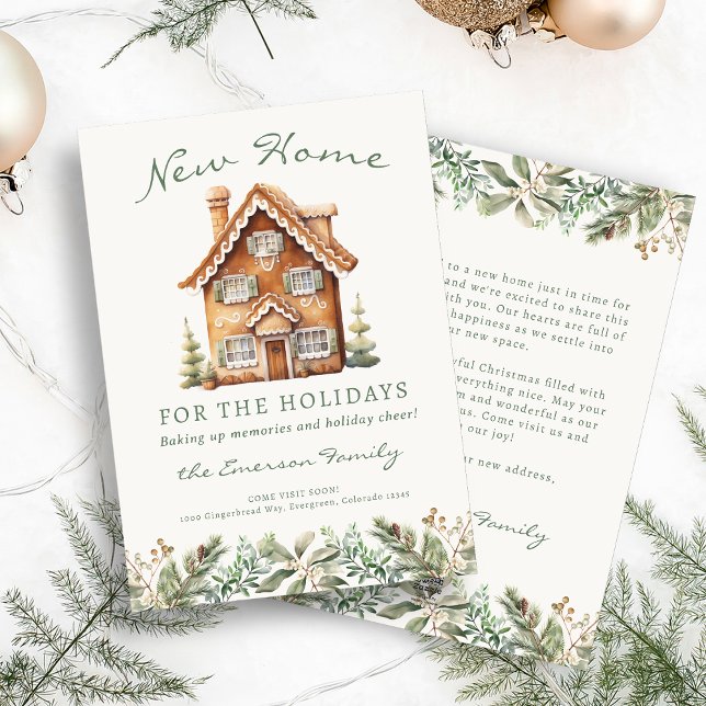 Nueva Casa Para Tarjeta De Vacaciones (New Home For Holidays Card
)