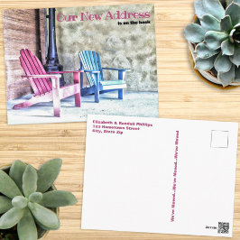 Nueva dirección Invitación Adirondack Chairs Porch